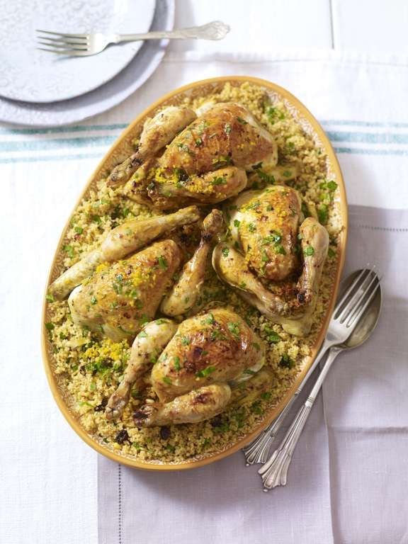 Ferakh Maamer - Chicken with Couscous