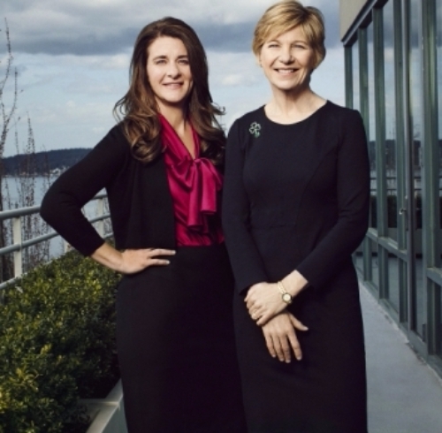 Melinda Gates and Susan Desmond-Hellmann