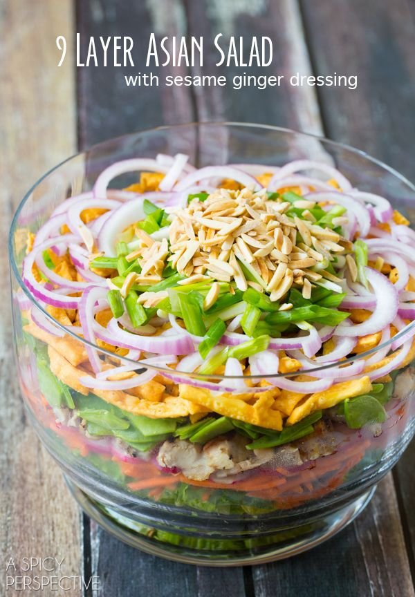 9 Layer Asian Salad