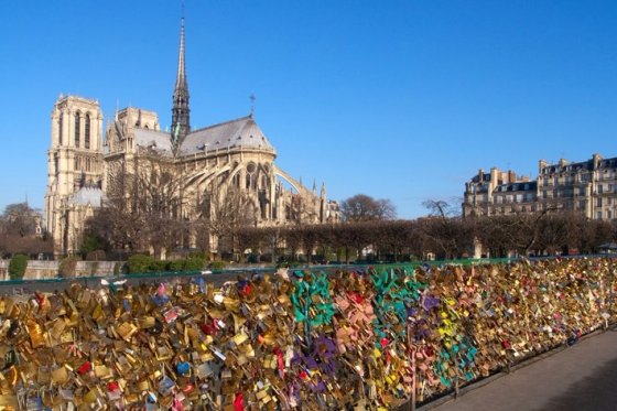 Pont De L’Archevêché, Paris, France