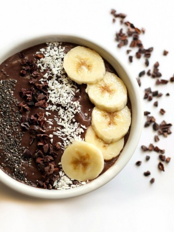 Banana Cacao Avocado Acai Bowl