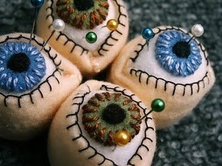 Creepy Eye Pincushion