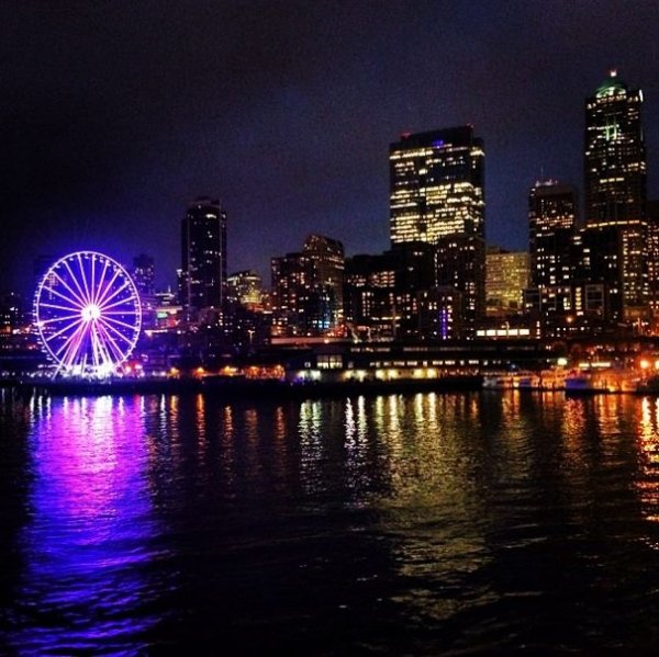 Seattle Skyline at Night