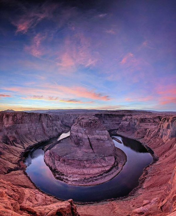 badlands, sky, canyon, formation, horizon,