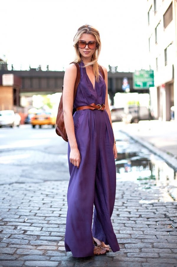 Purple Jumpsuit