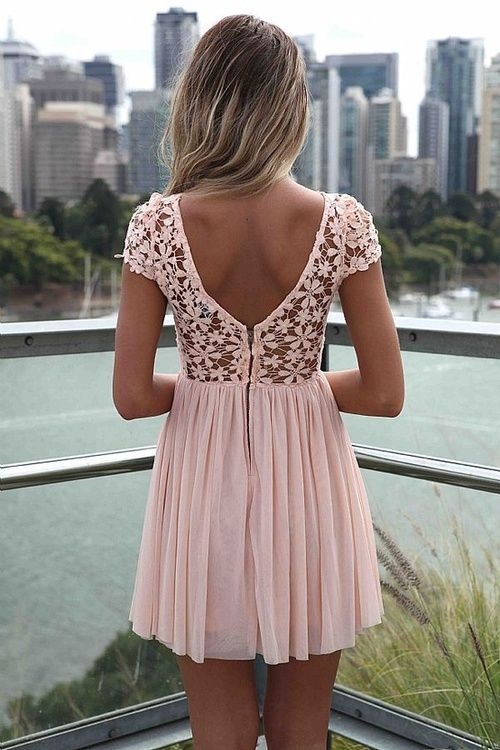 Pink Lace Dress