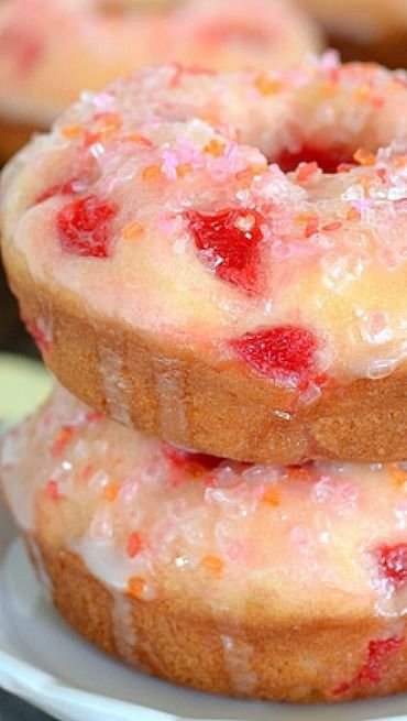 Cherry Lemonade Donuts