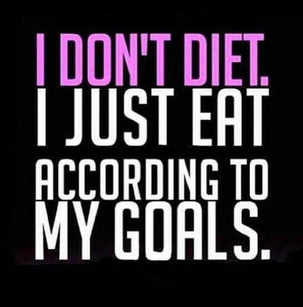 I Don't Diet...