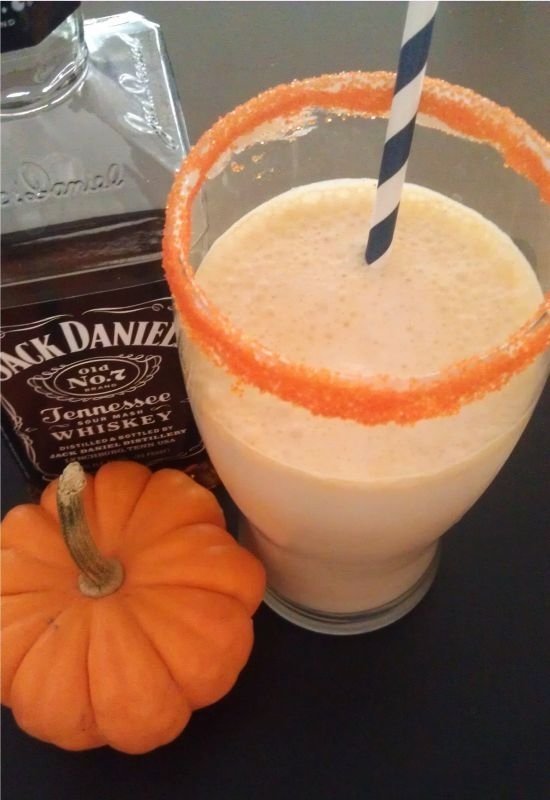 Spiked Pumpkin Pie Milkshake