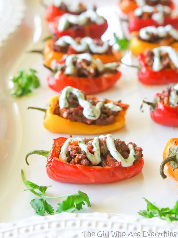 Skinny Taco Stuffed Peppers