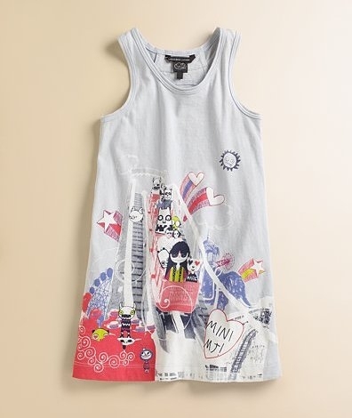 Little Marc Jacobs Hermione Printed Tank Dress