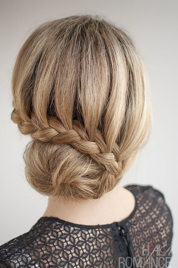 Low Braid Bun