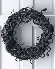 Creepy Snake Wreath