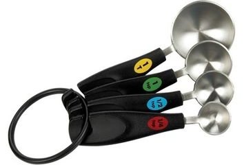 SoftWorks 4-piece Stainless Steel Measuring Spoons