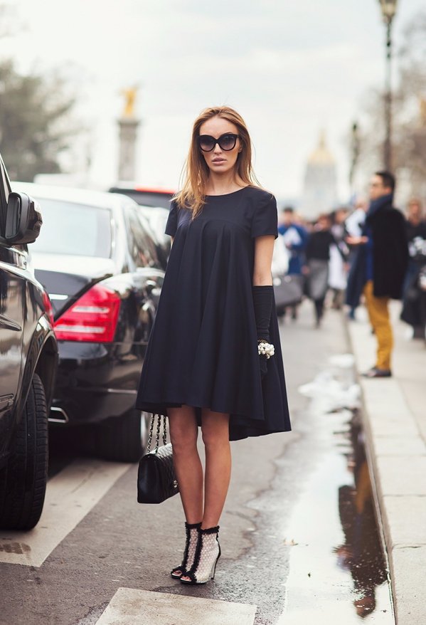 black,clothing,footwear,dress,little black dress,