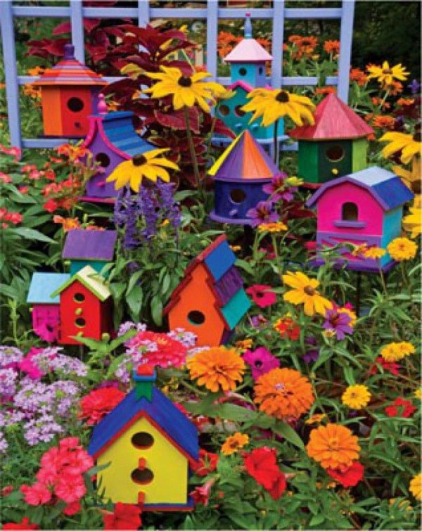 Make a Whole Group of Birhouses