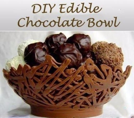 Diy Edible Chocolate Bowl