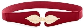 Leaf for the Day Belt in Red by Modcloth