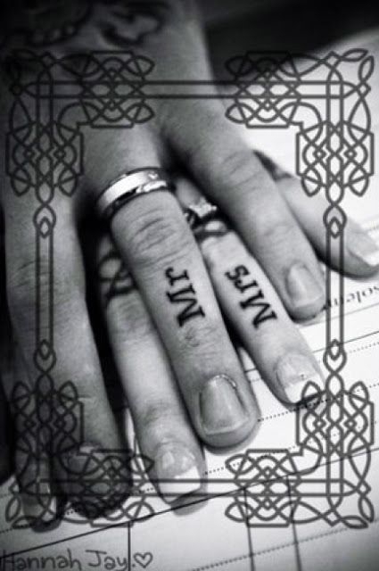 Couple's Tattoo for Wedding