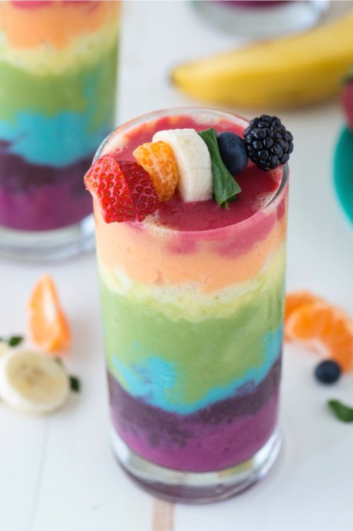 7 Layer Rainbow Smoothie