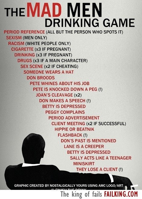 Mad Men Drinking Game