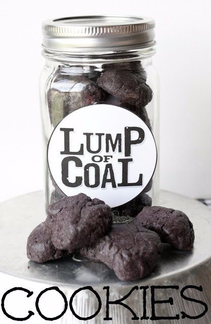 Lump of Coal Cookies