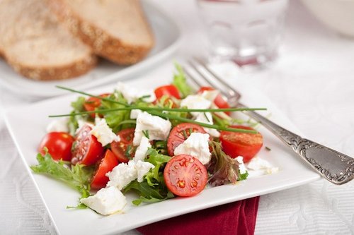 Tomato, Rocket and Feta Salad