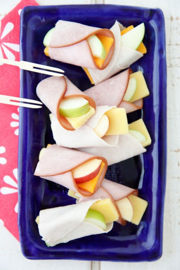 Apple Cheese Wraps