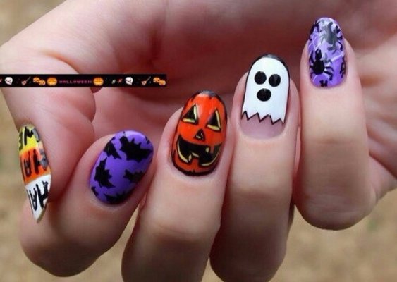 Halloween Nail Art to Add to Your Costume ...