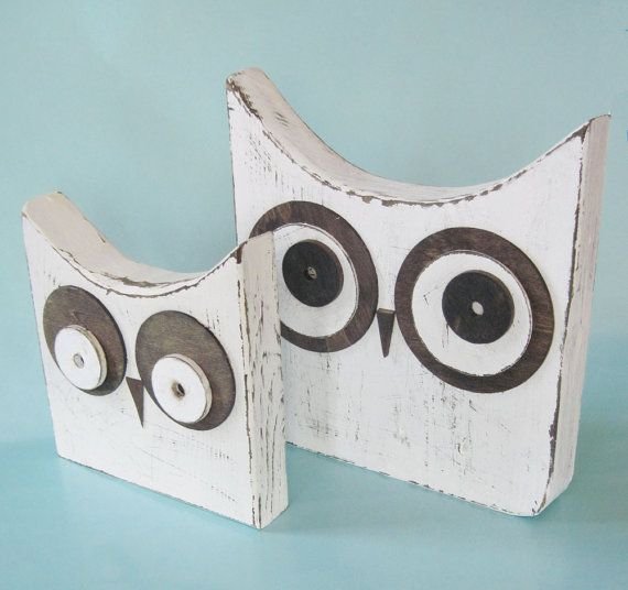 Scrap Wood Owls