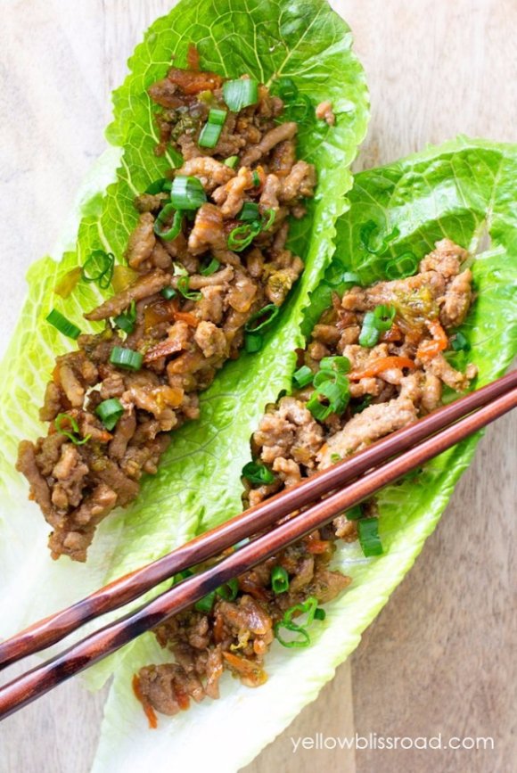 Turkey Teriyaki Lettuce Wraps