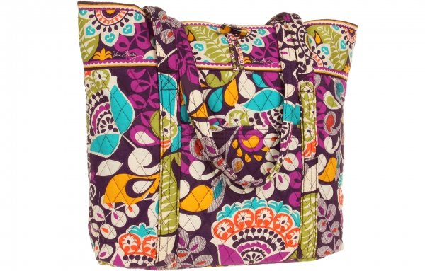 Vera Bradley Tote in Plum Crazy