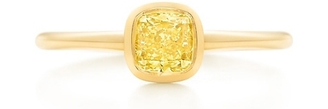 Tiffany Bezet Yellow Diamond Ring