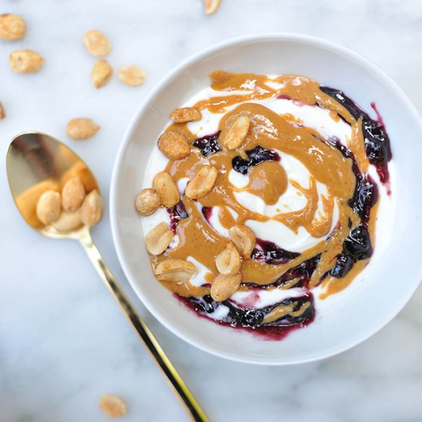 Peanut Butter & Jelly Greek Yogurt