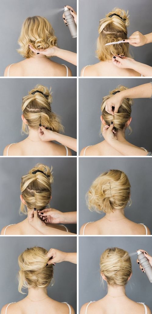 short hairstyles for prom updos