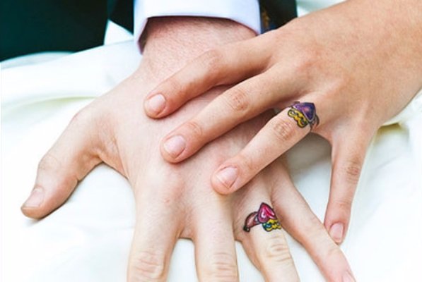 Wedding Ring Tattoo Best Creative Option For Couples