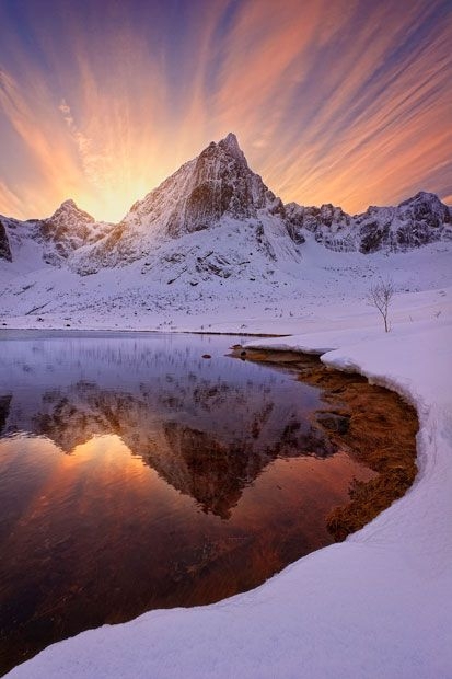 The Northern Lights, Lofoten Islands, Norway