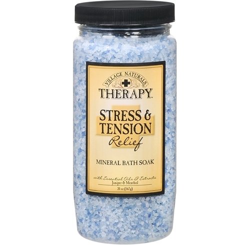 Village Naturals Therapy Mineral Bath Soak, Stress & Tension Relief