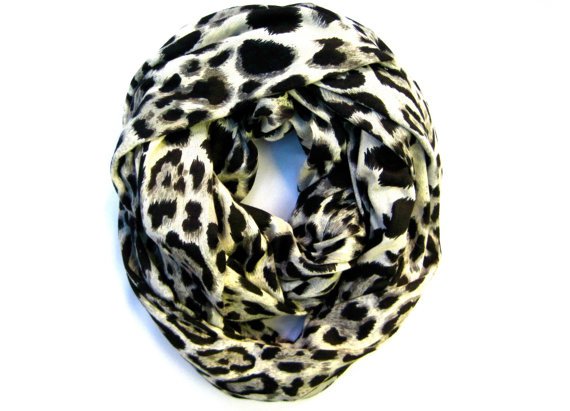 Leopard Print Infinity Scarf