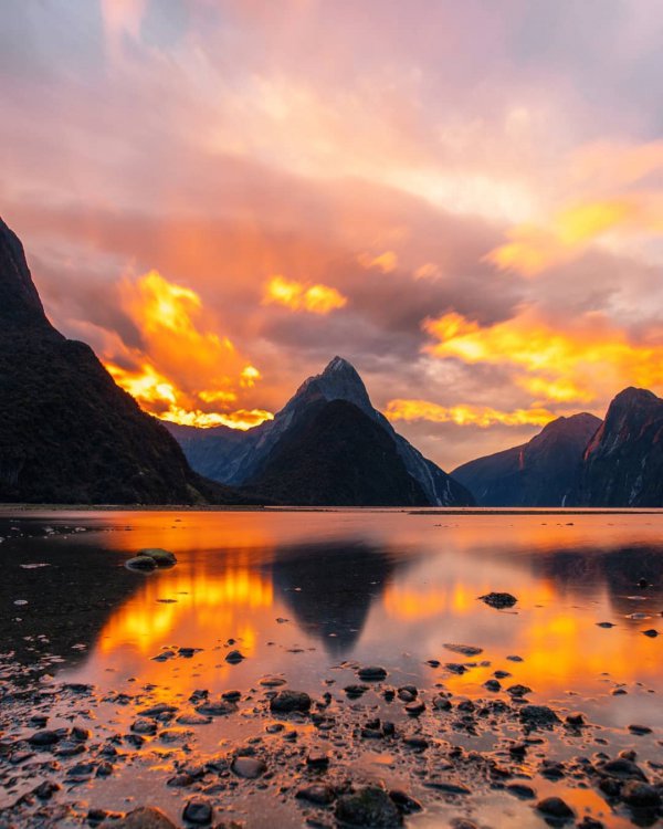 reflection, nature, sky, sunrise, geological phenomenon,