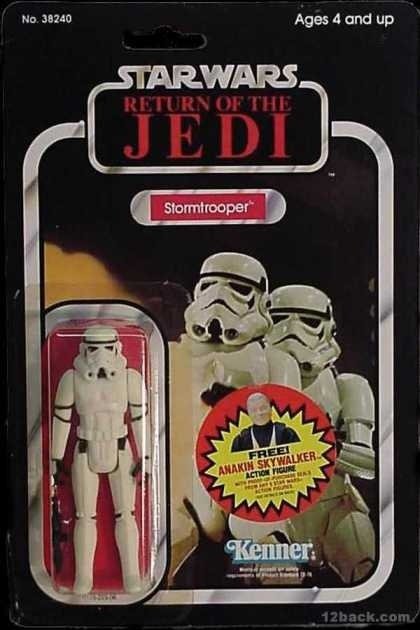 STAR WARS RETURN of the JEDI STORMTROOPER ACTION FIGURE