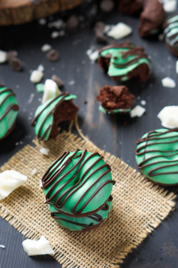 Mini Thin Mint Donuts