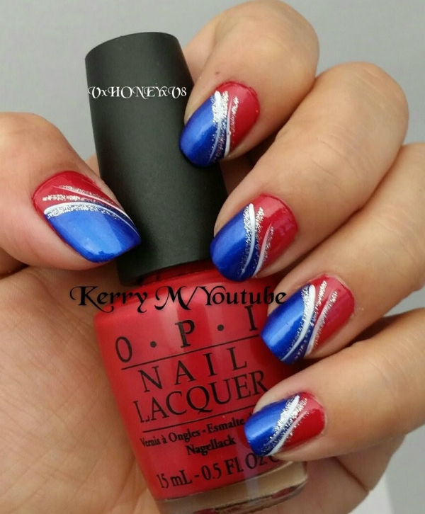 Easy 4th of July Nails