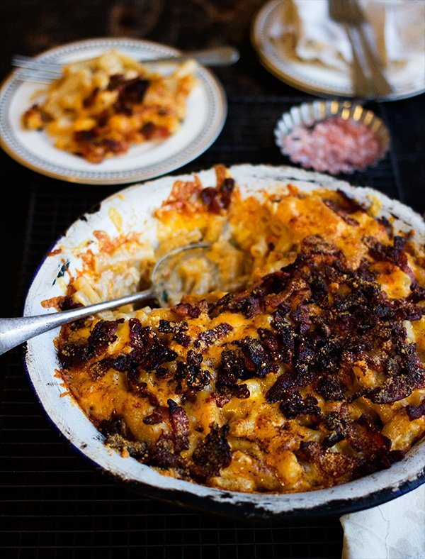 Four-Cheese Macaroni with Bacon