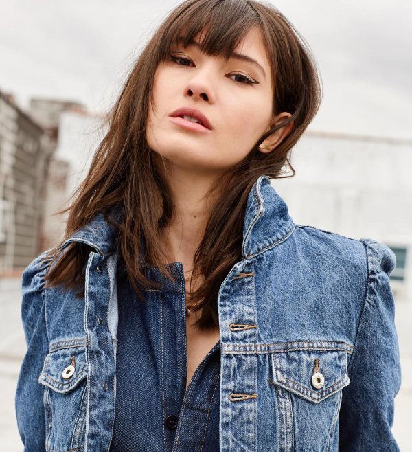 denim, beauty, fashion model, jeans, hairstyle,