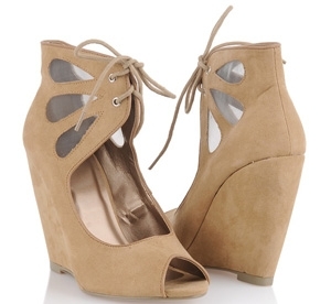 Forever21 Suedette Teardrop Wedges