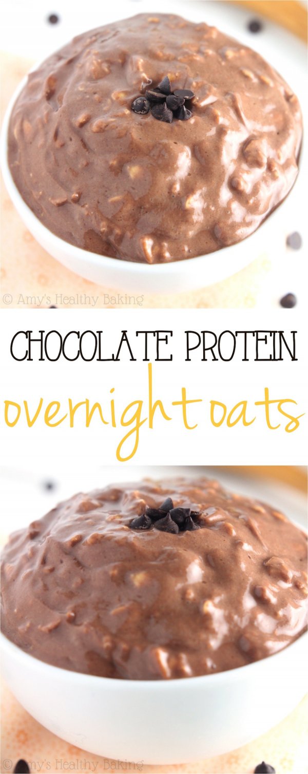 Chocolate Protein Overnight Oats