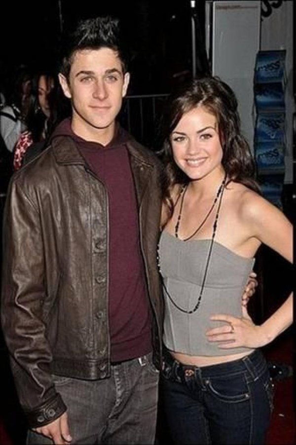 David Henrie and Lucy Hale