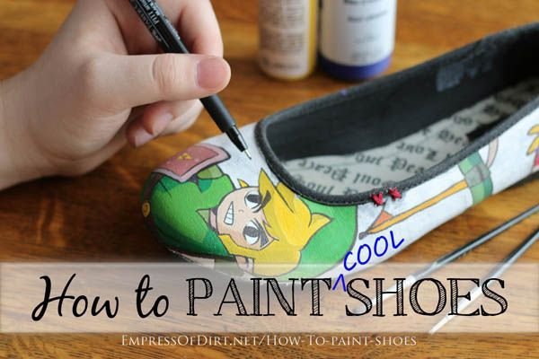 Painted Canvas Shoes