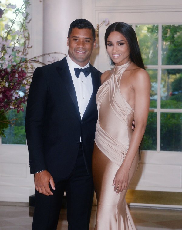 Russell Wilson and Ciara